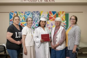 Mooncrest Neighborhood Programs celebrates graduate