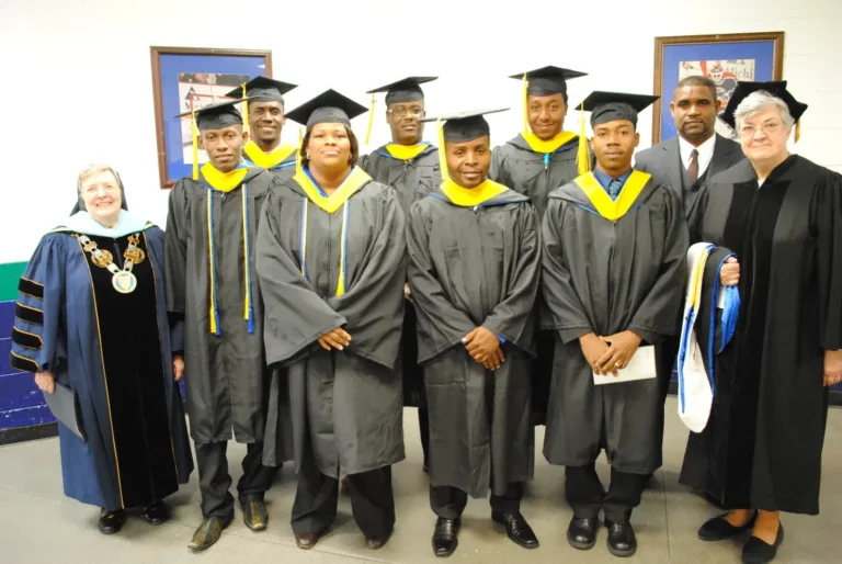A group of Haitian Students receive Bachelor degrees