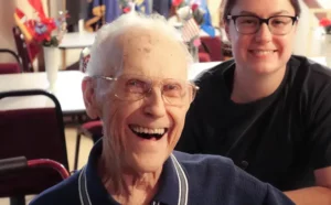 Photo of a veteran smiling
