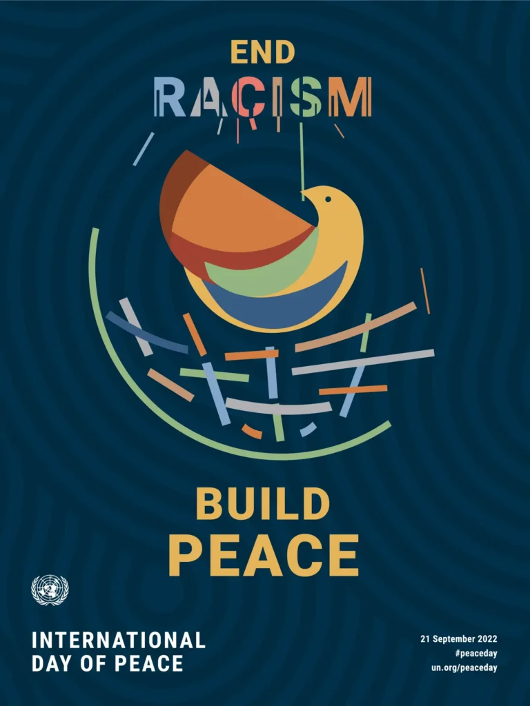 End Racism Build Peace sign